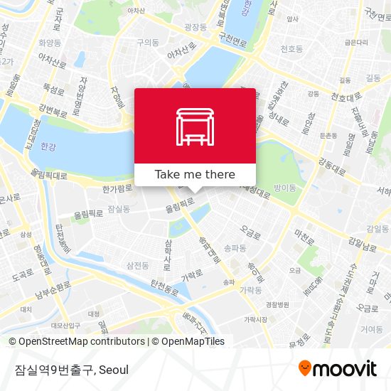 잠실역9번출구 map