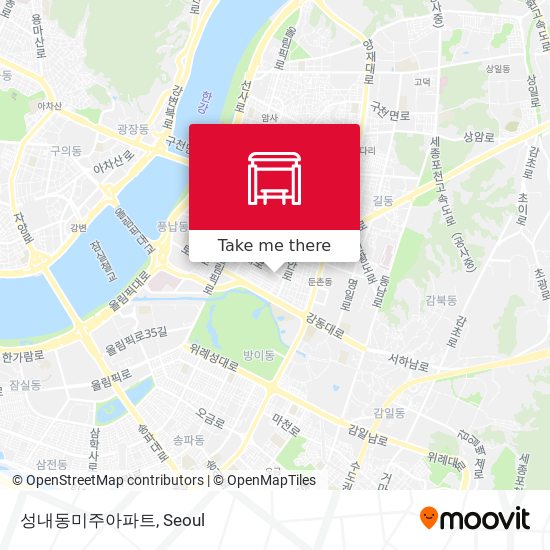성내동미주아파트 map