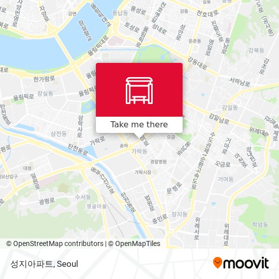성지아파트 map