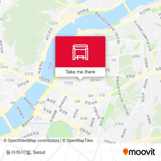 동아하이빌 map