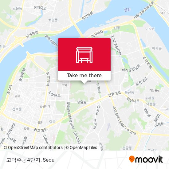 고덕주공4단지 map