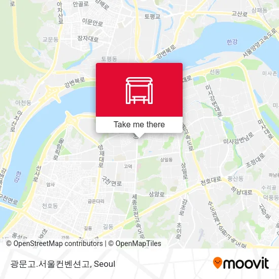광문고.서울컨벤션고 map