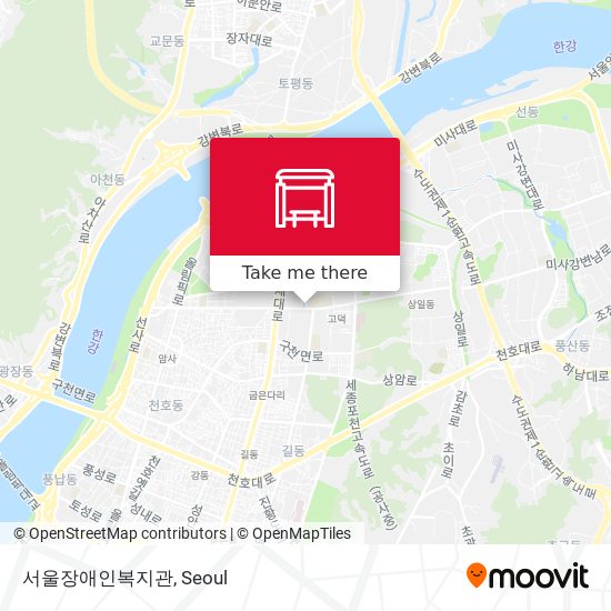 서울장애인복지관 map