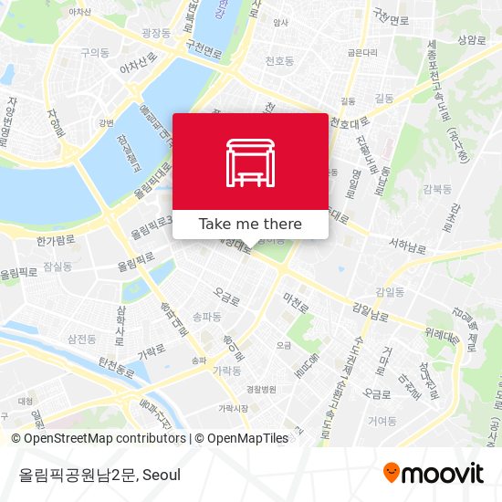 올림픽공원남2문 map