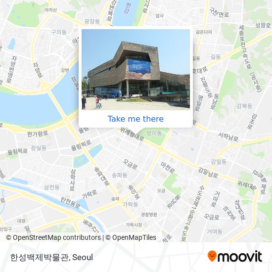 한성백제박물관 map