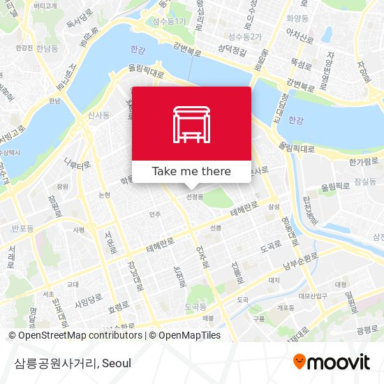 삼릉공원사거리 map