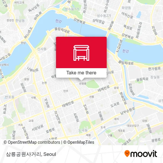 삼릉공원사거리 map