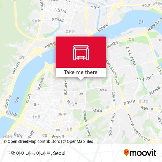 고덕아이파크아파트 map
