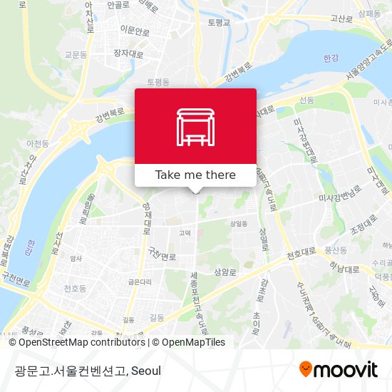 광문고.서울컨벤션고 map