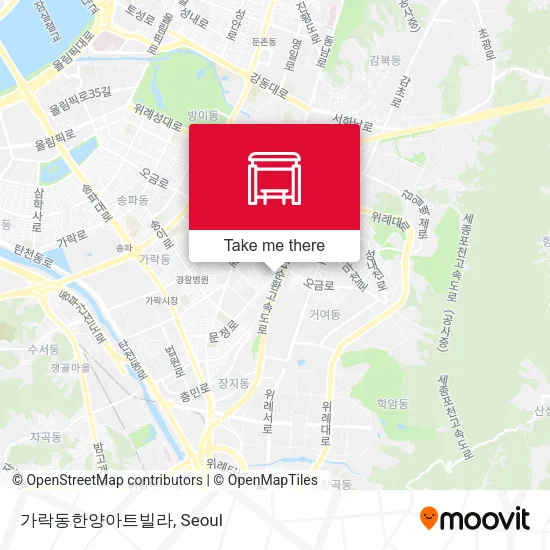 가락동한양아트빌라 map