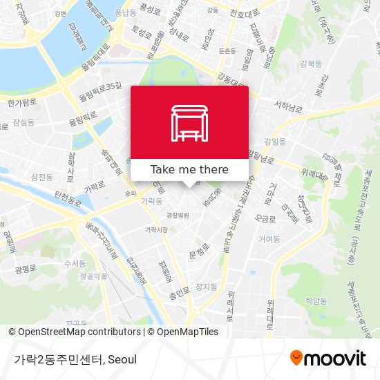 가락2동주민센터 map