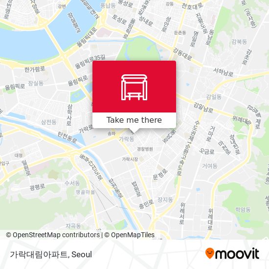 가락대림아파트 map