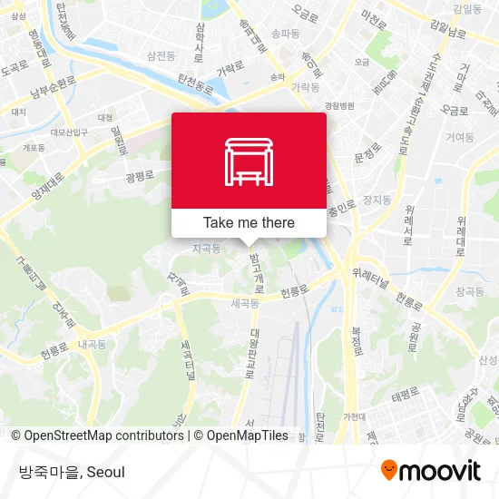 방죽마을 map