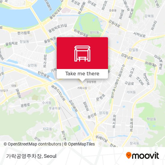 가락공영주차장 map