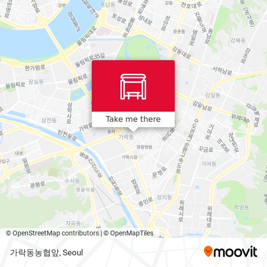 가락동농협앞 map