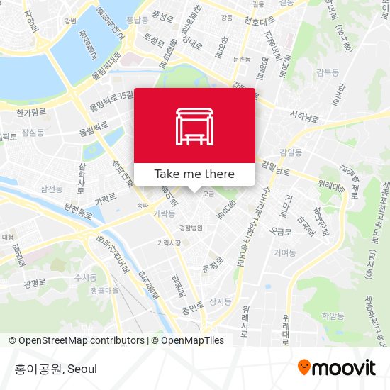 홍이공원 map