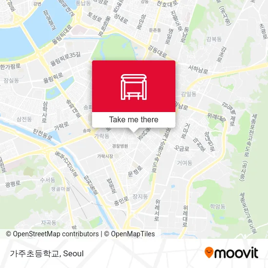 가주초등학교 map