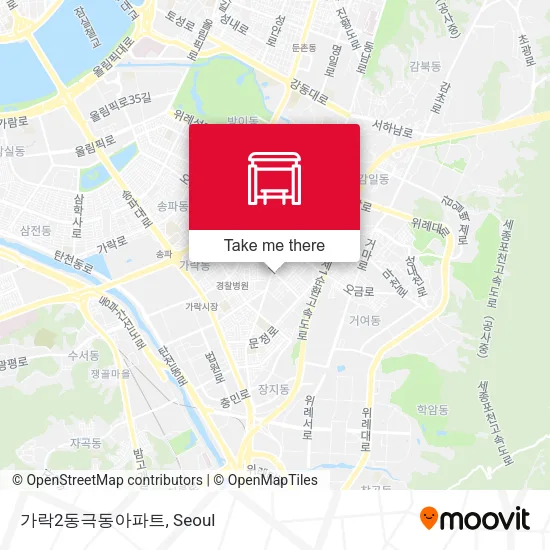 가락2동극동아파트 map