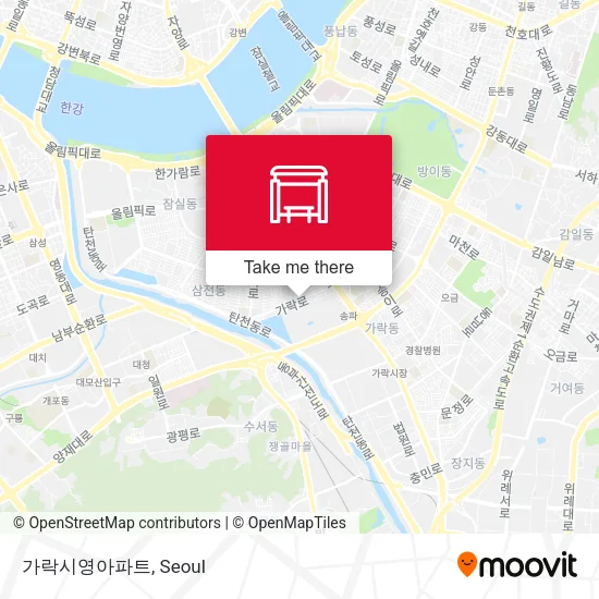 가락시영아파트 map