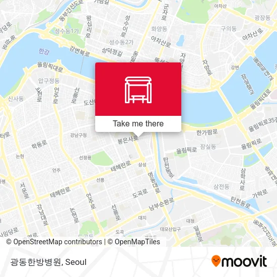 광동한방병원 map