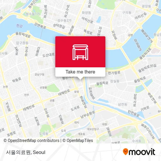서울의료원 map