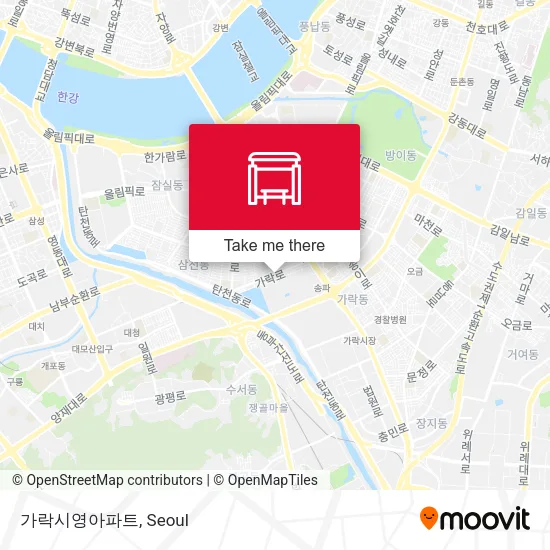 가락시영아파트 map