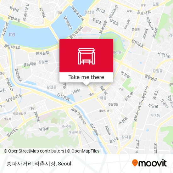 송파사거리.석촌시장 map