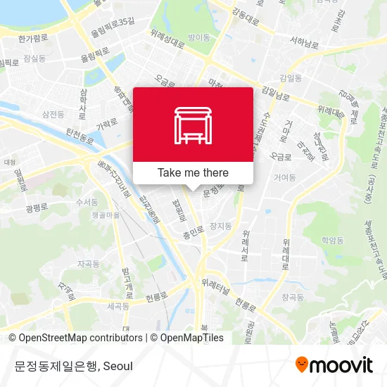 문정동제일은행 map