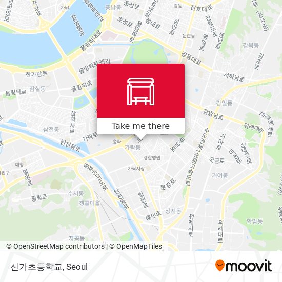 신가초등학교 map