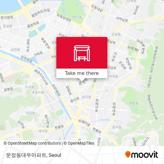 문정동대우아파트 map