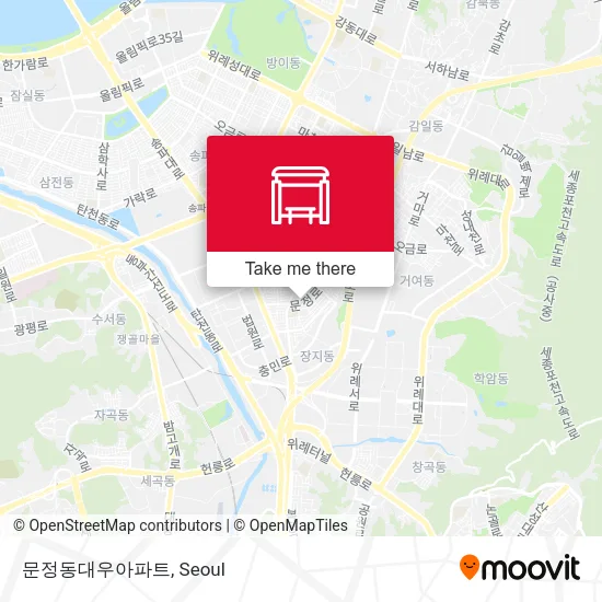 문정동대우아파트 map