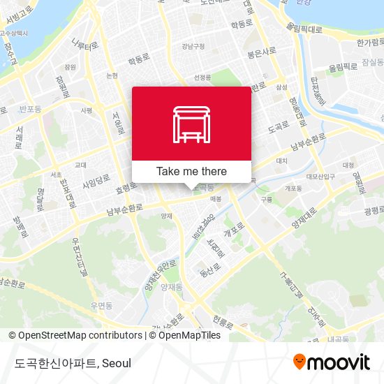 도곡한신아파트 map