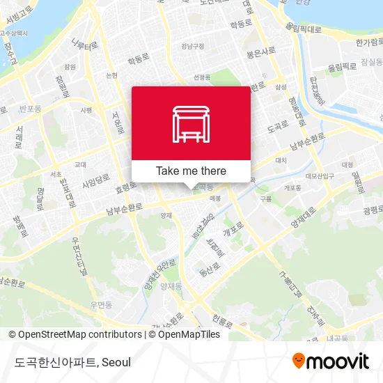 도곡한신아파트 map