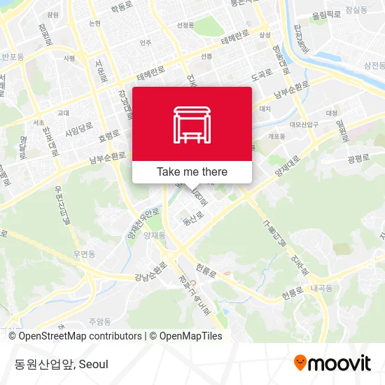 동원산업앞 map