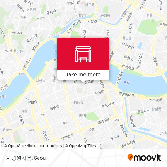 차병원차움 map