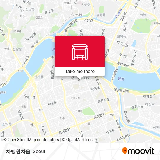 차병원차움 map