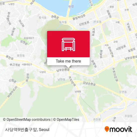 사당역9번출구앞 map