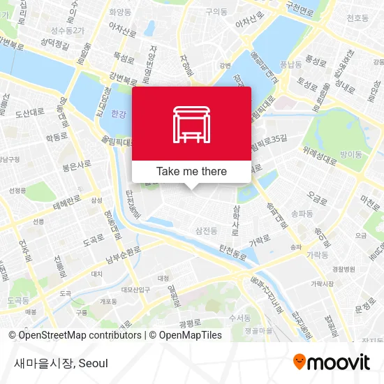 새마을시장 map