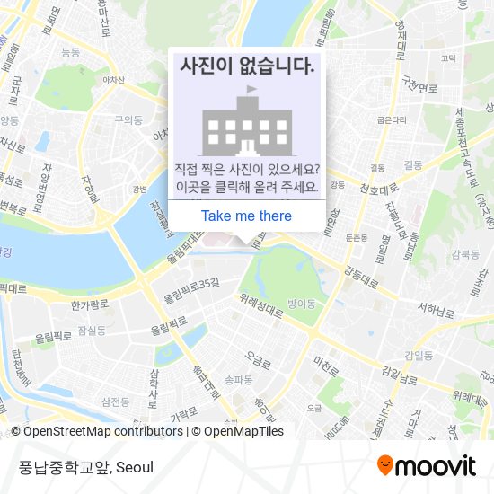 풍납중학교앞 map