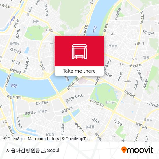 서울아산병원동관 map