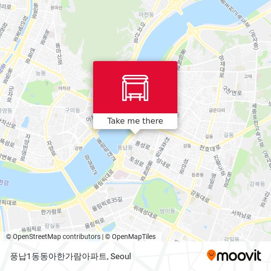 풍납1동동아한가람아파트 map