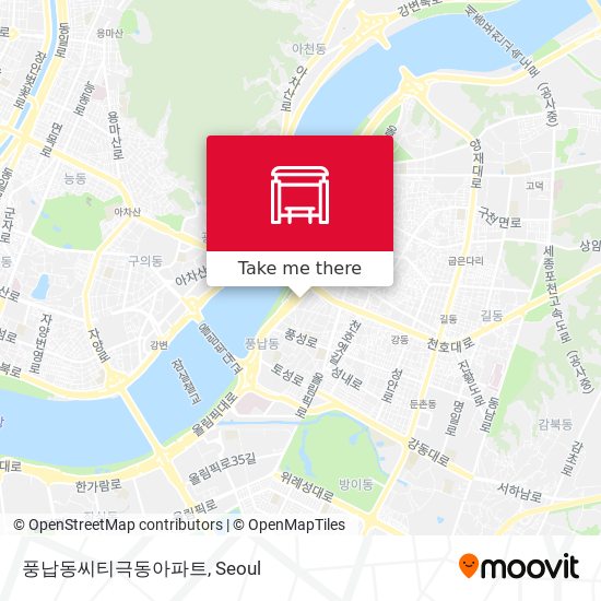 풍납동씨티극동아파트 map