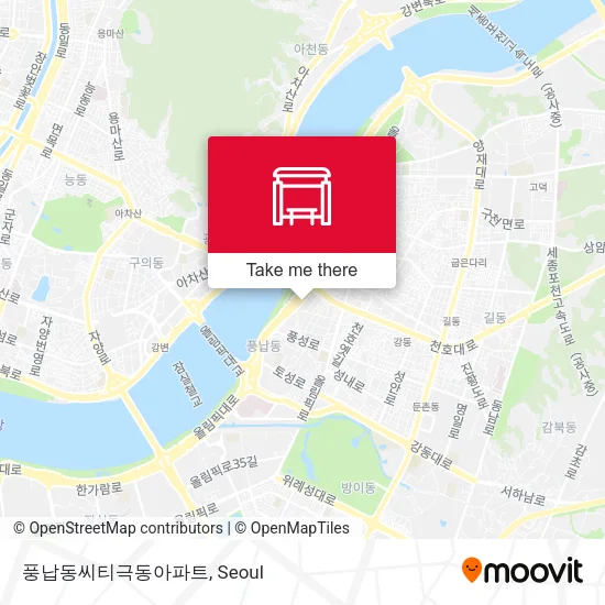 풍납동씨티극동아파트 map