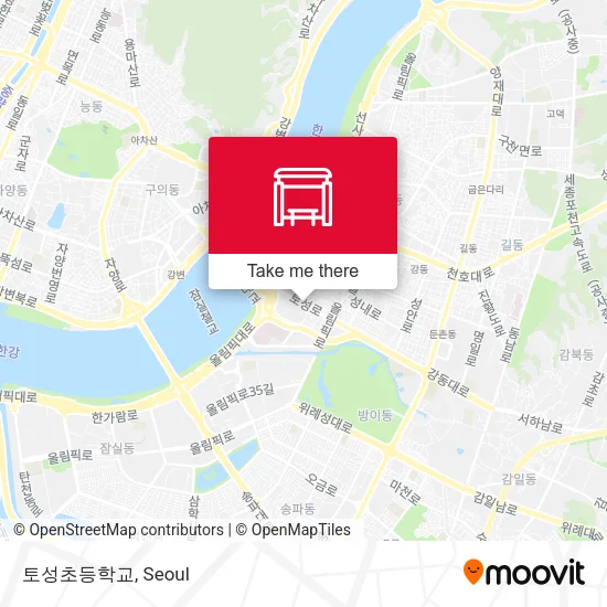 토성초등학교 map