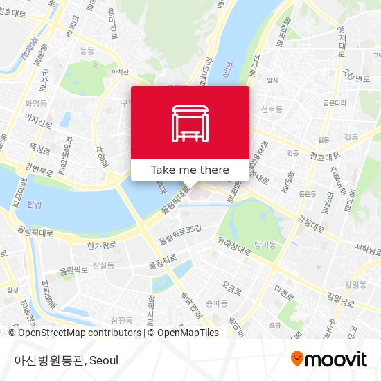 아산병원동관 map