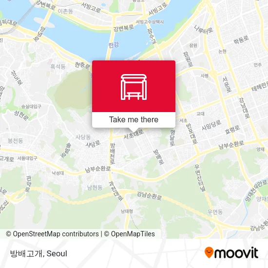 방배고개 map