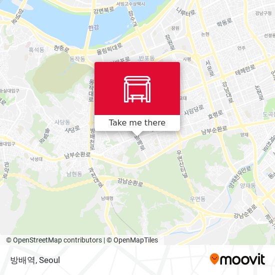 방배역 map