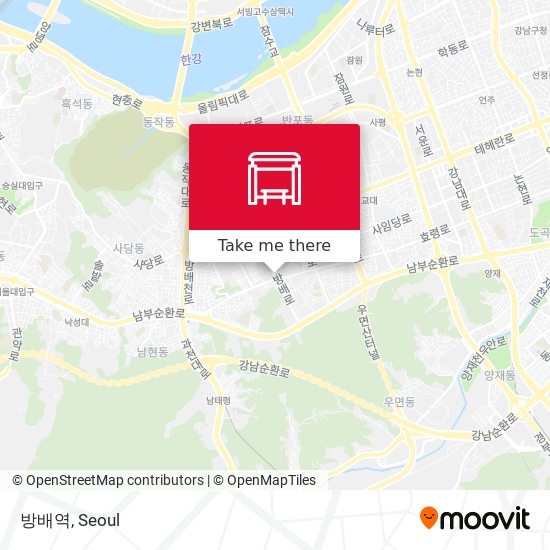 방배역 map