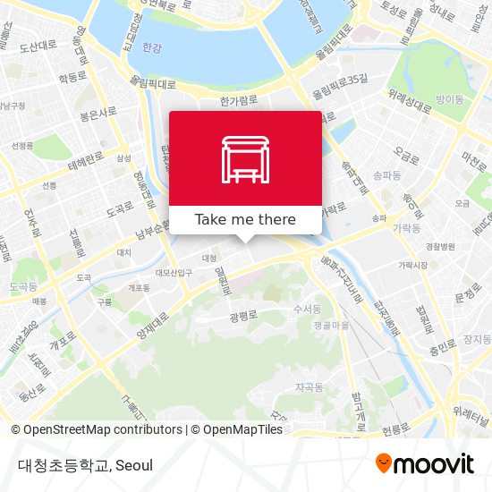 대청초등학교 map