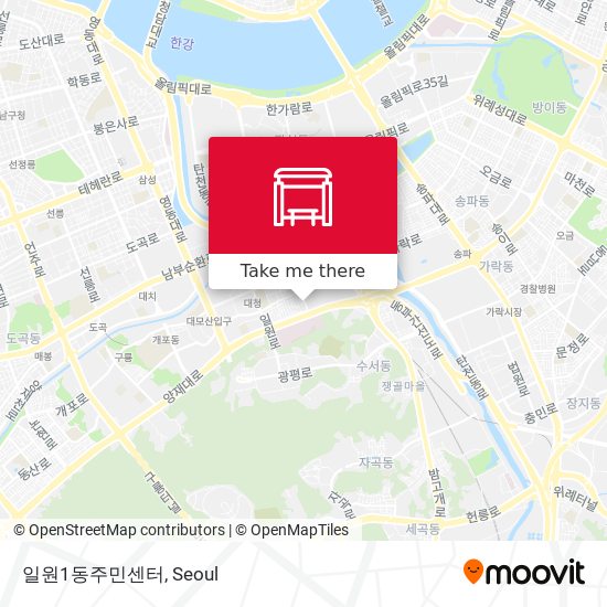 일원1동주민센터 map